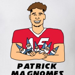 Patrick Ma Gnomes Mahomes Funny Parody Kansas City American Football Team T Shirt 37709994