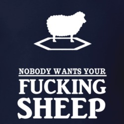Settlers of Catan Lonely Sheep Nobody Wants You Sheep Cursing Funny T Shirt 8427543