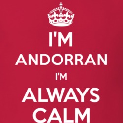 Im Andorran Im Always Calm Nationality T Shirt 12501213