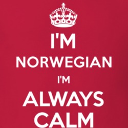 Im Norwegian Im Always Calm Nationality T Shirt 12503435