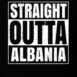 Straight Outta Albania Country World Compton Parody T Shirt 19003148