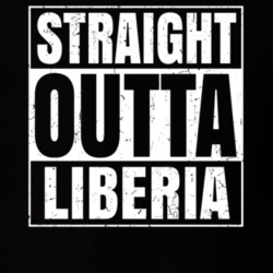 Straight Outta Liberia Country World Compton Parody T Shirt 19004061