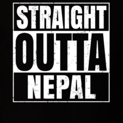 Straight Outta Nepal Country World Compton Parody T Shirt 19004301