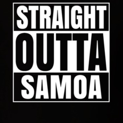 Straight Outta Samoa Country World Compton Parody T Shirt 19004792
