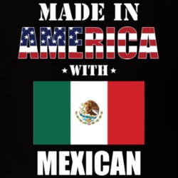Made In America With Mexican Parts Patriotic Nationality T Shirt 29394456