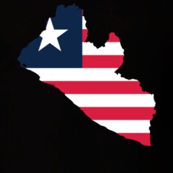 Liberia Country Flag Silhouette Patriotic Nationality T Shirt 30171415