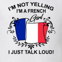 I'm Not Yelling I'm A French Girl I Just Talk Loud National Pride T Shirt 36385630