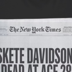 Skete Davidson Dead At Age 28 Ye Tweet Funny Fan Gift T Shirt 39311987