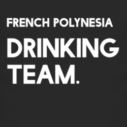 French Polynesia Drinking Team Countries T Shirt 4338378