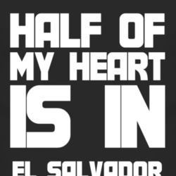 El Salvador Half My Heart Countries T Shirt 4367380