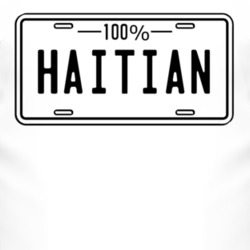 100 Percent Haitian License Plate T Shirt 4440870