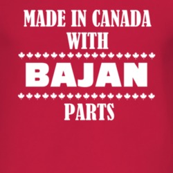 Made In Canada With Bajan Parts Nationality T Shirt 4940932