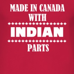 Made In Canada With Indian Parts Nationality T Shirt 4941597