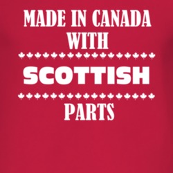 Made In Canada With Scottish Parts Nationality T Shirt 4942583