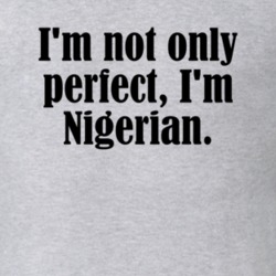 Not Only Perfect I'm Nigerian Funny Nationality T Shirt 4950831