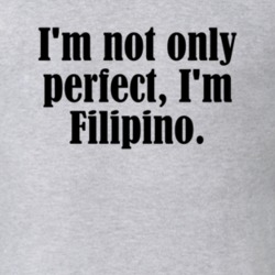 Not Only Perfect I'm Filipino Funny Nationality T Shirt 4950903