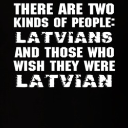There Are Two Kinds Of People Funny Latvian T Shirt 6781979