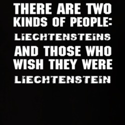 There Are Two Kinds Of People Funny Liechtenstein T Shirt 6781984