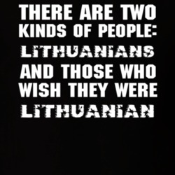 There Are Two Kinds Of People Funny Lithuanian T Shirt 6781985