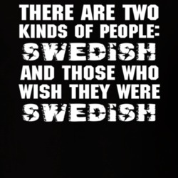 There Are Two Kinds Of People Funny Swedish T Shirt 6782061