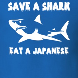 Save A Shark Eat A Japanese Funny Nationality T Shirt 9053419