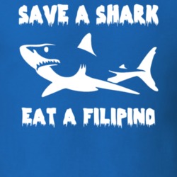 Save A Shark Eat A Filipino Funny Nationality T Shirt 9053520