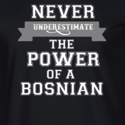 Never Underestimate A Bosnian Popular Nationality T Shirt 9623481