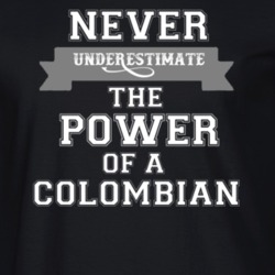 Never Underestimate A Colombian Popular Nationality T Shirt 9623541