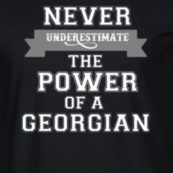 Never Underestimate A Georgian Popular Nationality T Shirt 9623607