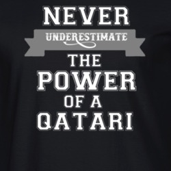 Never Underestimate A Qatari Popular Nationality T Shirt 9623816