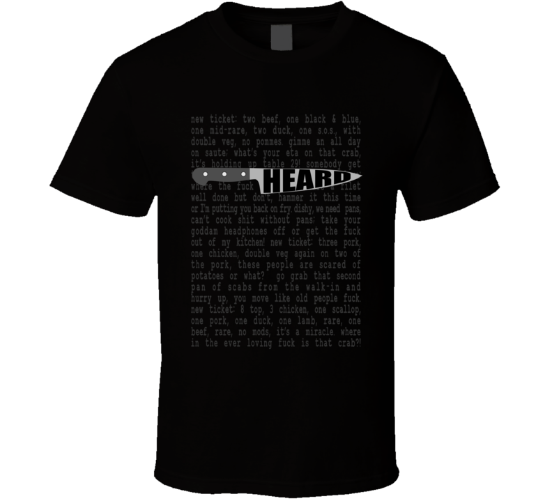 Heard T Shirt Heard T Shirt