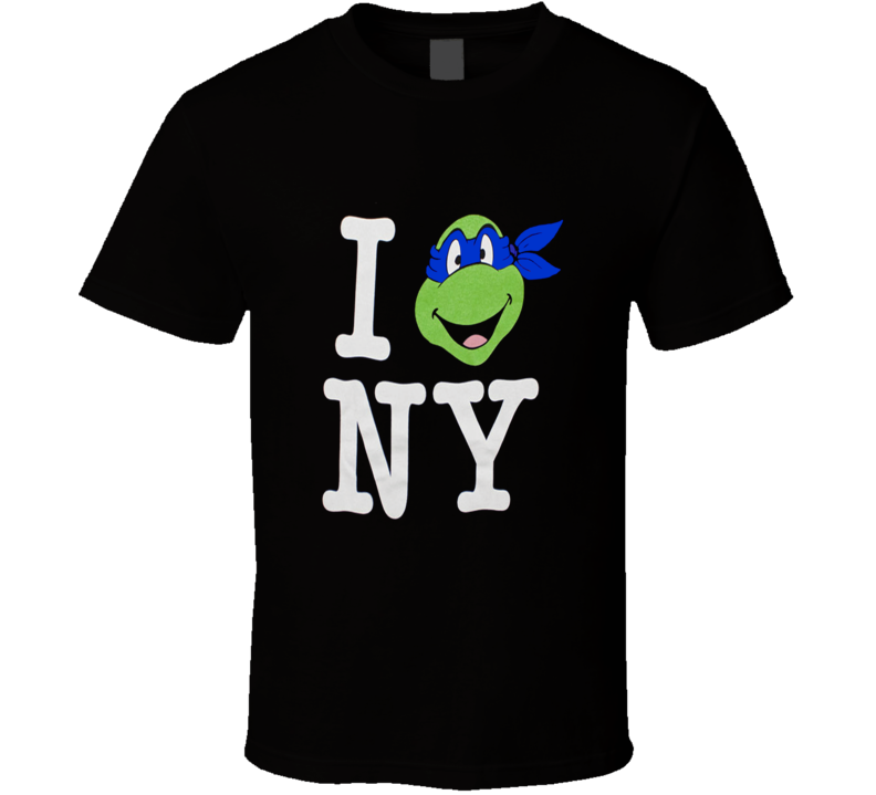 Teenage Mutant Ninja Turtles I Love Ny Leo T Shirt Teenage Mutant Ninja Turtles I Love Ny Leo T Shirt