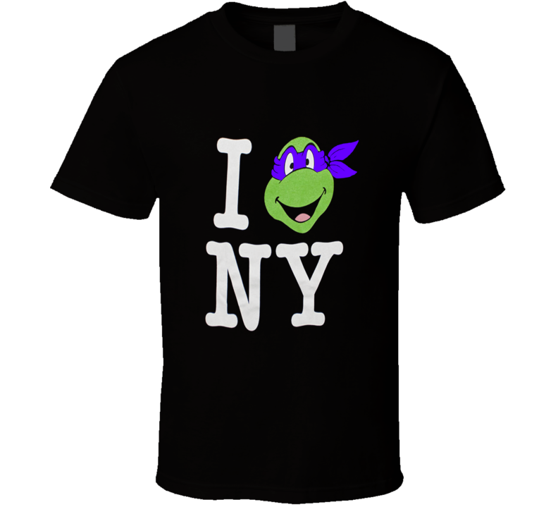 Teenage Mutant Ninja Turtles I Love Ny Donatello T Shirt Teenage Mutant Ninja Turtles I Love Ny Donatello T Shirt
