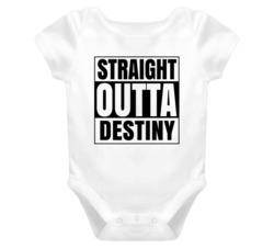 Straight Outta Destiny Female Name Pregnancy Baby One Piece 15783163
