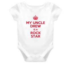 Drew My Uncle Is a Rock Star Bodysuit Baby One Piece 1965053