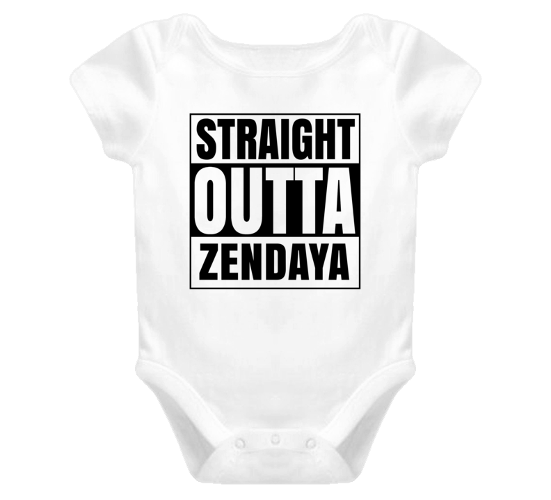 Straight Outta Zendaya Female Name Pregnancy Baby One Piece