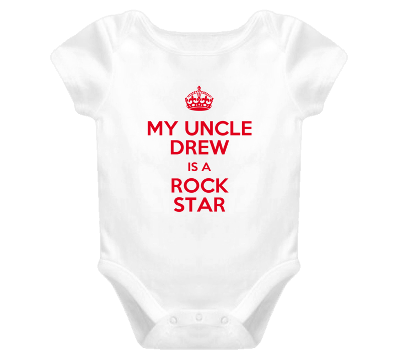 Drew My Uncle Is a Rock Star Bodysuit Baby One Piece Drew My Uncle Is a Rock Star Bodysuit Baby One Piece