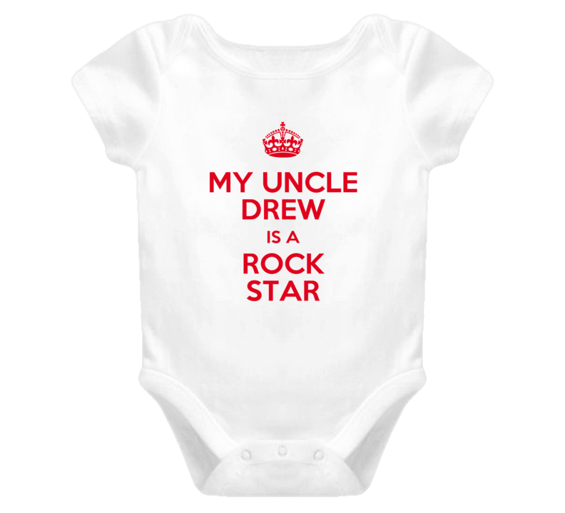 Drew My Uncle Is a Rock Star Bodysuit Baby One Piece