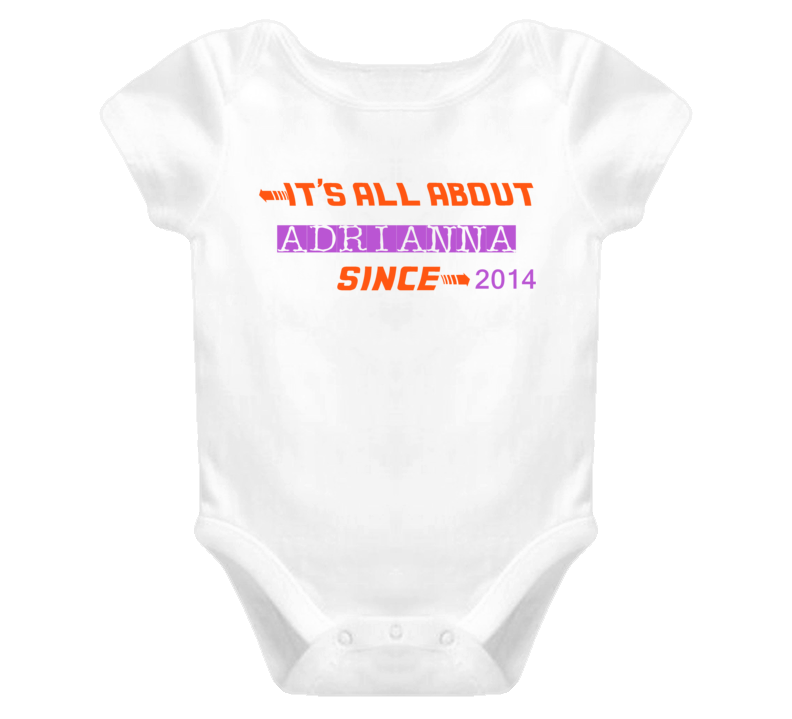 Adrianna Its All About Since 2014 Baby One Piece Adrianna Its All About Since 2014 Baby One Piece
