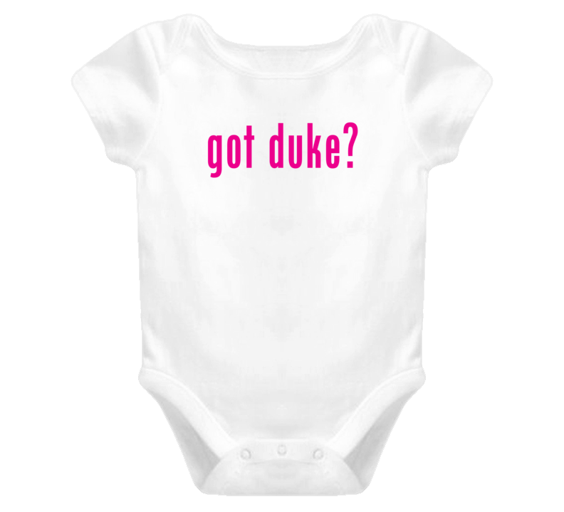 Got Duke Last Name Baby One Piece Pink Bodysuit Bodysuit Got Duke Last Name Baby One Piece Pink Bodysuit Bodysuit