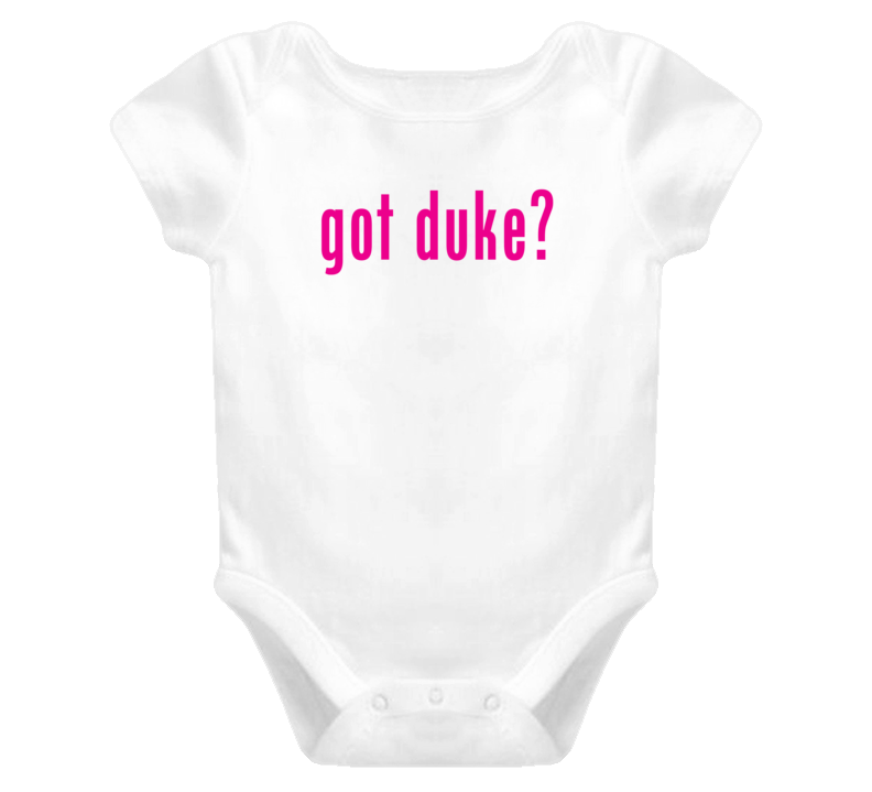 Got Duke Last Name Baby One Piece Pink Bodysuit Bodysuit