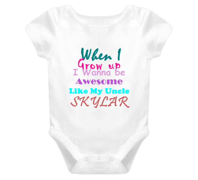 Skylar Awesome Uncle Newborn Bodysuit Funny Baby One Piece