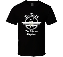 Dr Teeth Electric Mayhem Black Unisex T Shirt