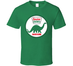 Dino Sinclair Dinosaur Oil Gasoline Retro Green Unisex T Shirt 40349742