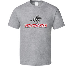 Winchester Classic Logo Gray Unisex T Shirt 40350357
