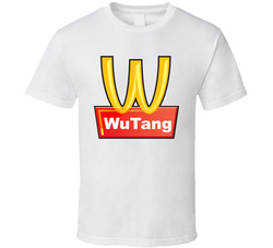 Mcdonalds Wutang Parody Logo White Unisex T Shirt
