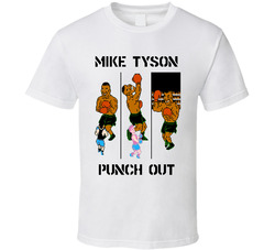 Mike Tyson Punch Out Video Game 80s White Unisex T Shirt 40351069