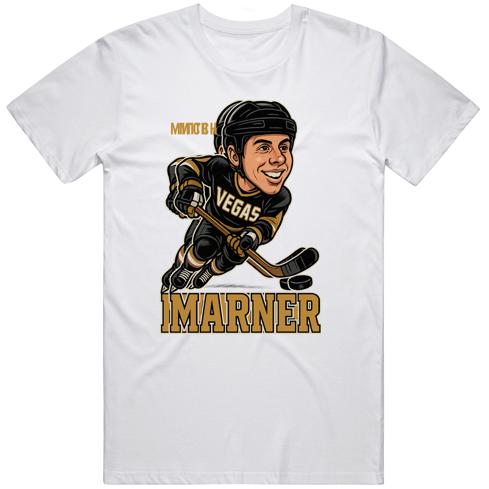 Mitch Marner Vegas Vintage Retro Caricature Tee T Shirt