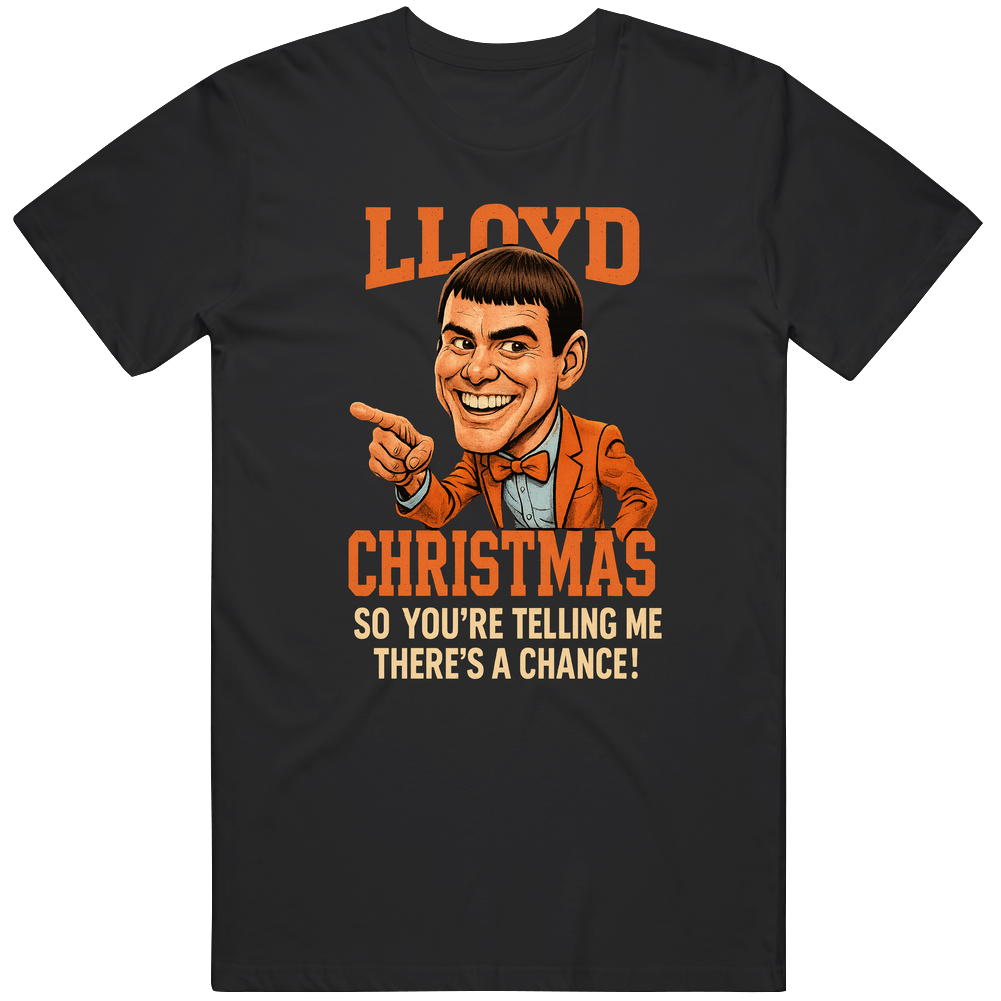 Lloyd Christmas Vintage Retro Caricature Tee T Shirt
