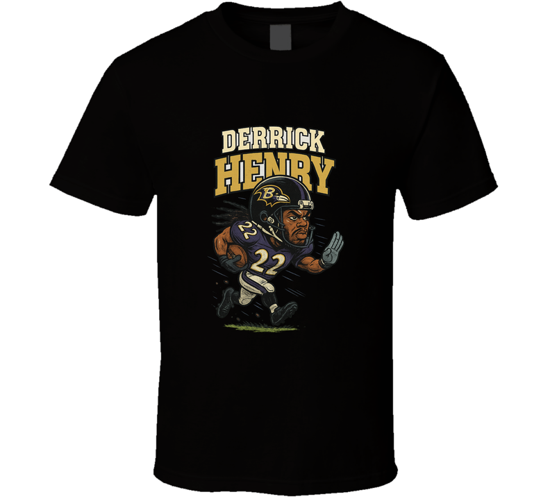 Derrick Henry Retro Caricture  T Shirt